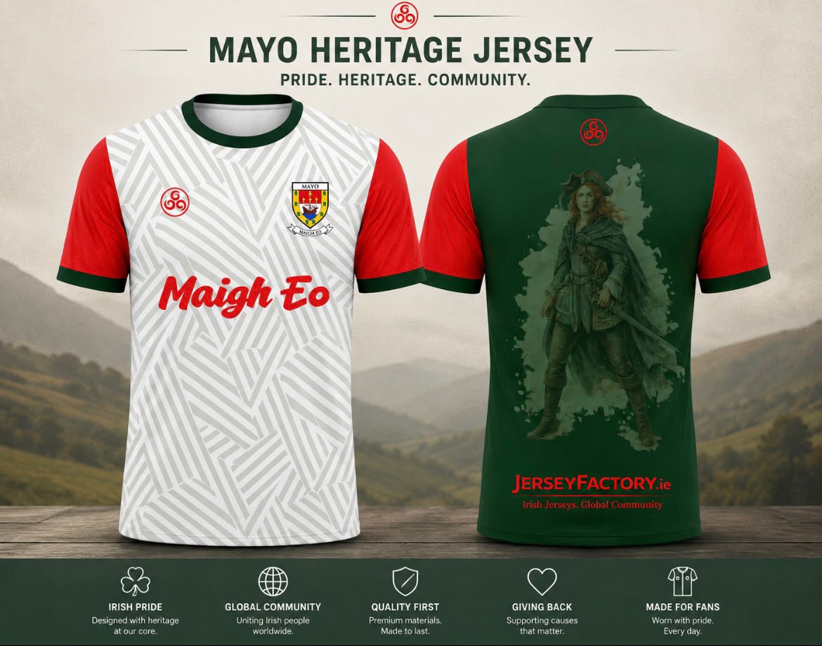 Mayo Supporters Jersey - All Ireland Delivery Guaranteed