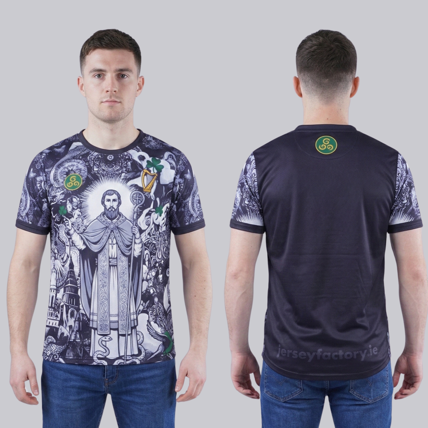 Saint Patrick Jersey - Adults - Black