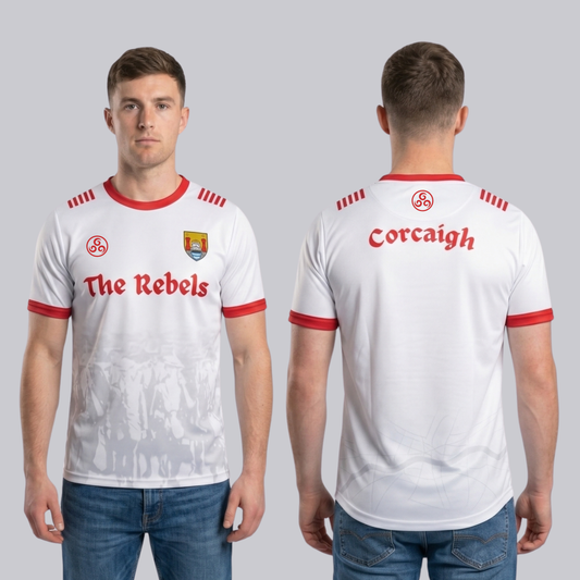 Cork “The Rebels” White Jersey – 2026 Cork Training Jersey