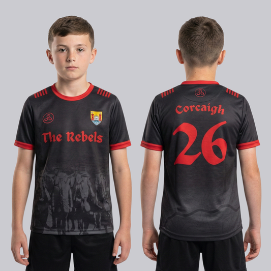 Cork “The Rebels” Jersey – 2026 Cork Training Jersey - Kids
